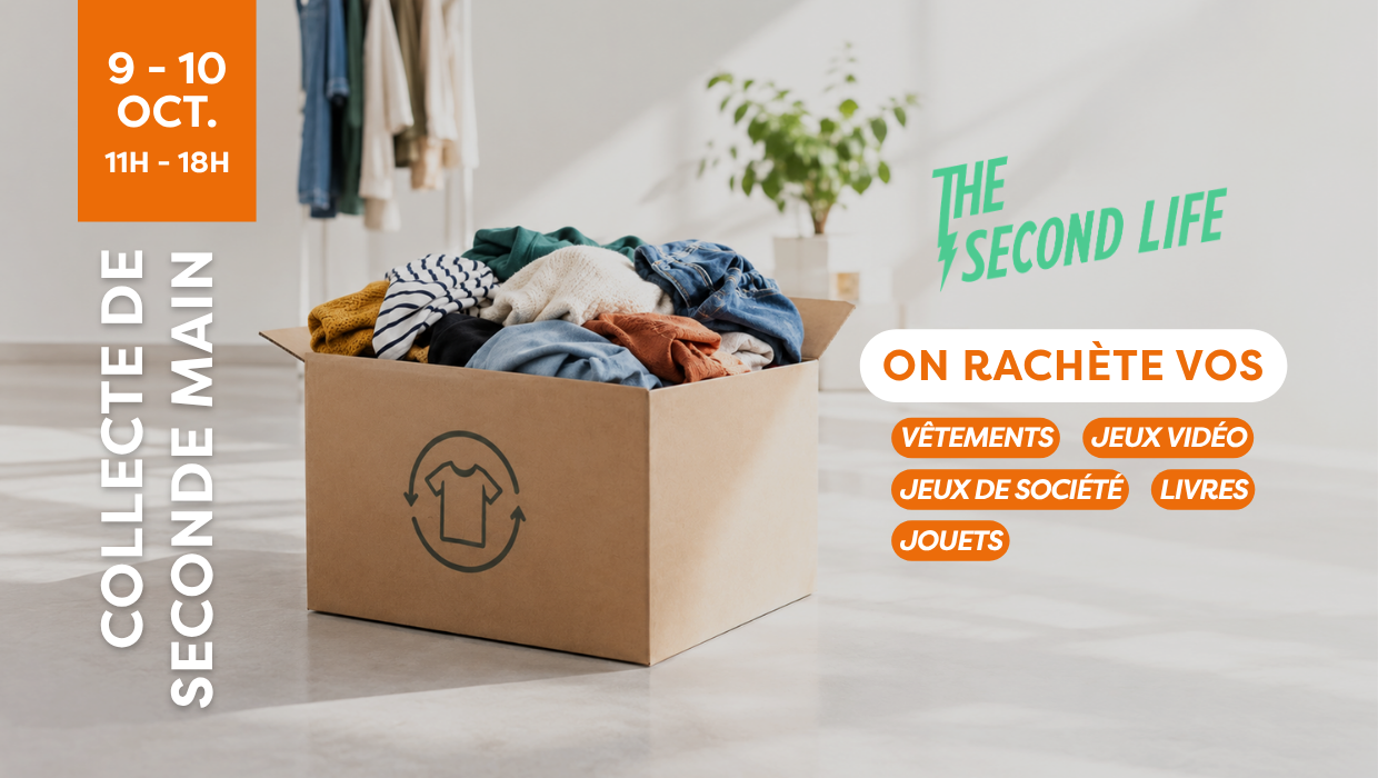 collecte de seconde main vetements jeux video jeux de société livres jouets